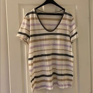 LOFT outlet striped top